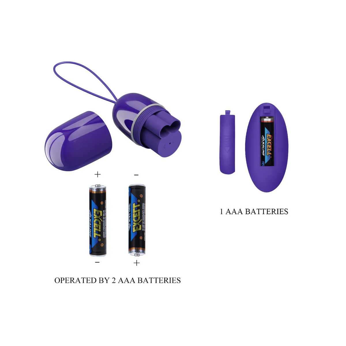 Ovetto Vibrante con telecomando 7,9 cm