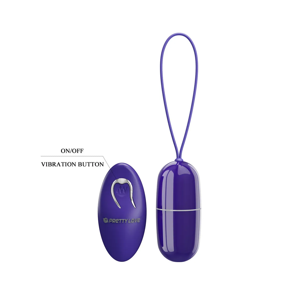 Ovetto Vibrante con telecomando 7,9 cm