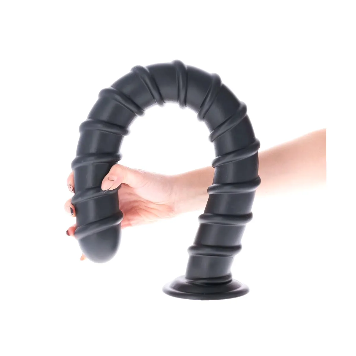 Plug anale XXL con spirale stimolante 58,5 cm