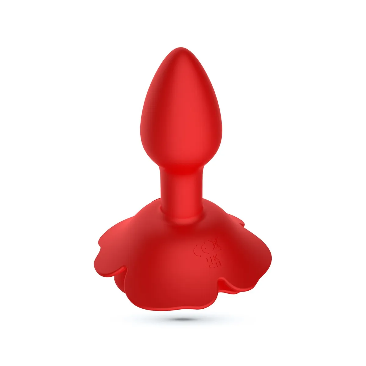 Buttplug vibrante forma rosa telecomandato