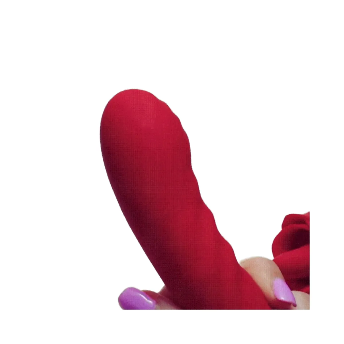 Vibratore Doppio a spinta con lingua