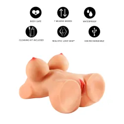 Mezzo busto realistico femminile 10 kg