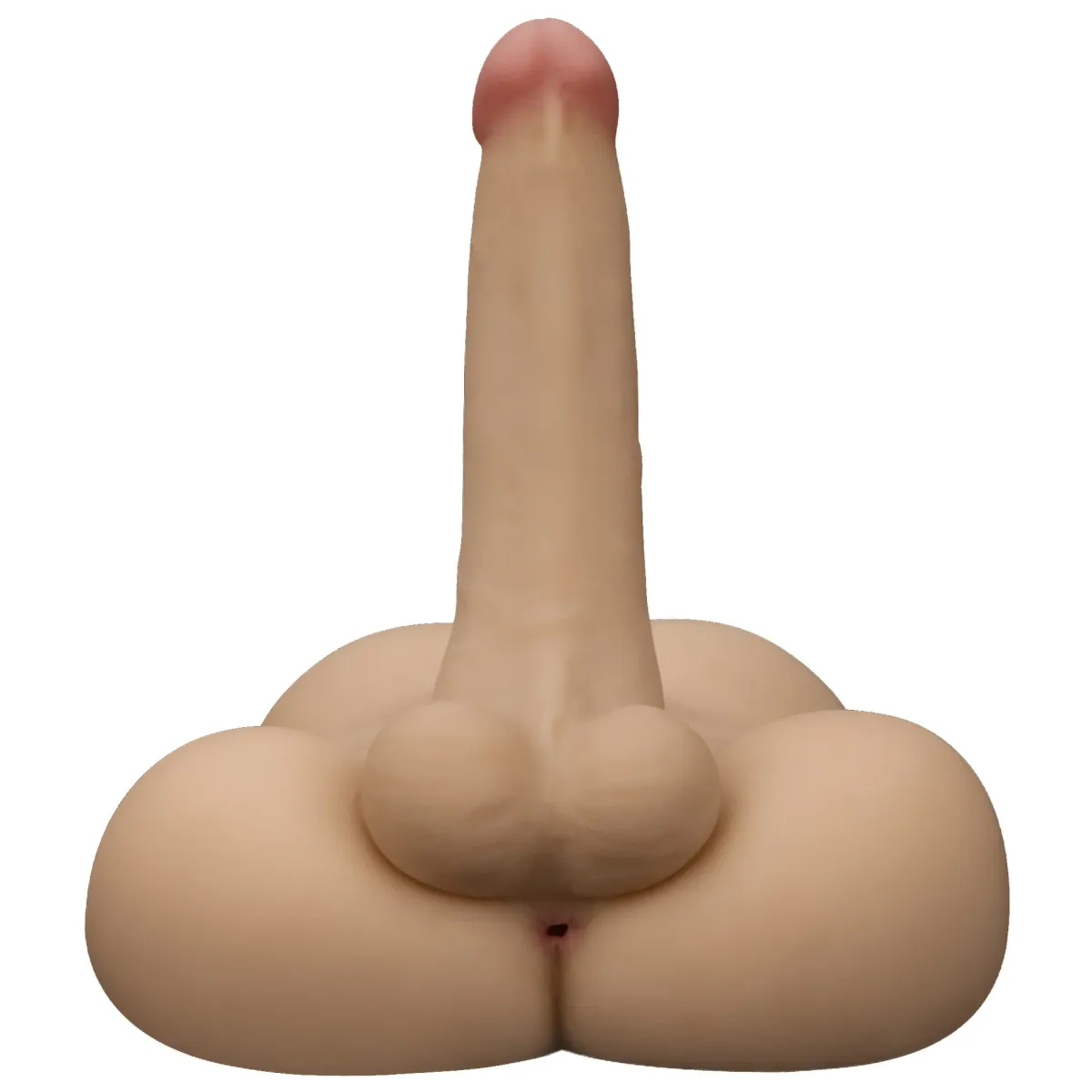 Mini mezzo busto maschile fallo da 18,5 cm