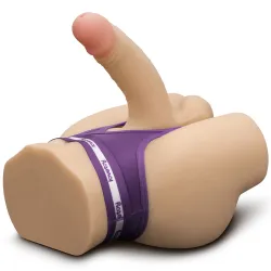 Mini mezzo busto maschile fallo da 14,6 cm