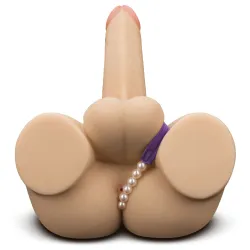 Mini mezzo busto maschile fallo da 14,6 cm