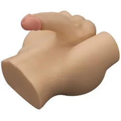 Mini mezzo busto maschile fallo da 14,6 cm