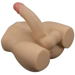 Mini mezzo busto maschile fallo da 14,6 cm