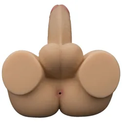 Mini mezzo busto maschile fallo da 14,6 cm