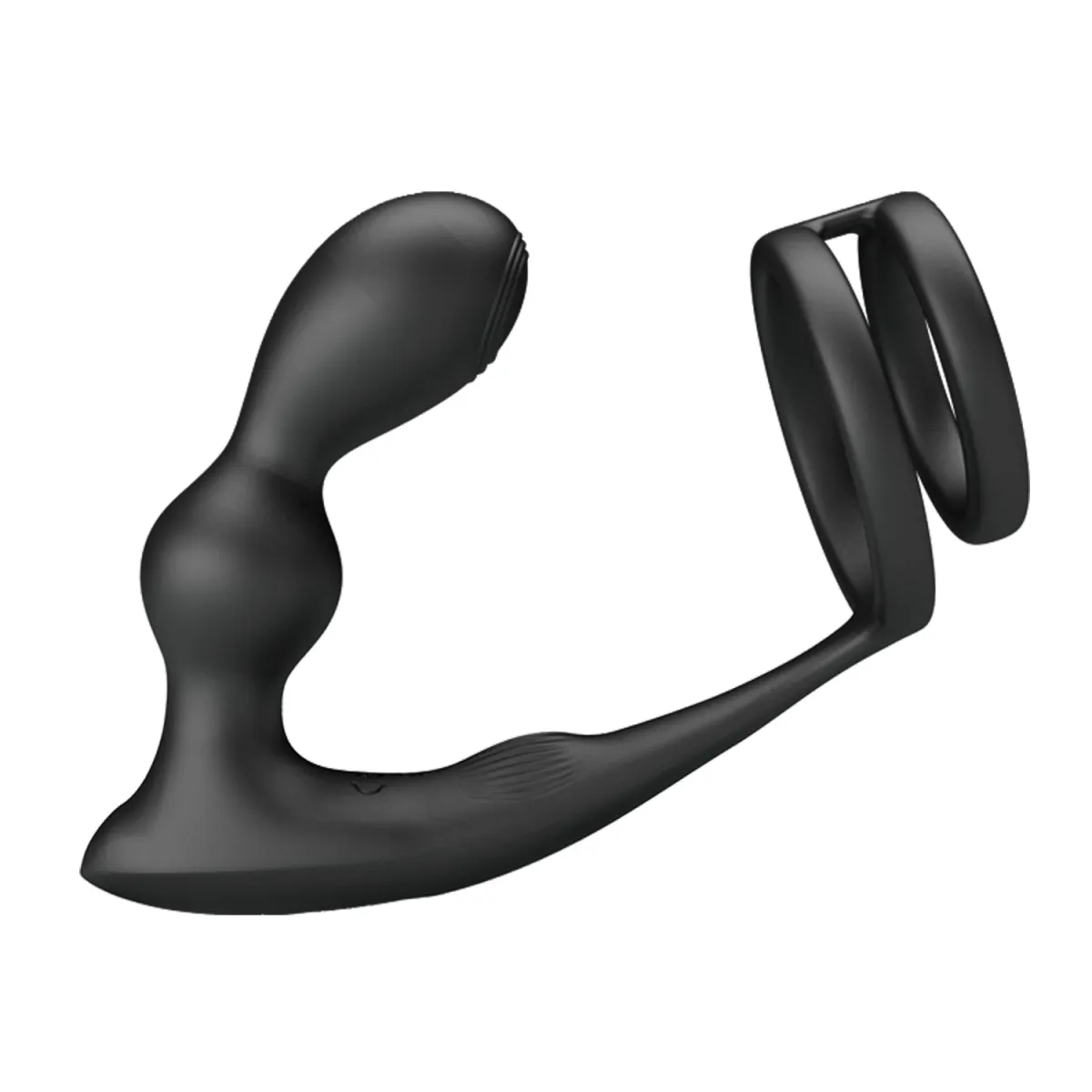 Vibratore prostata con doppio anello pene