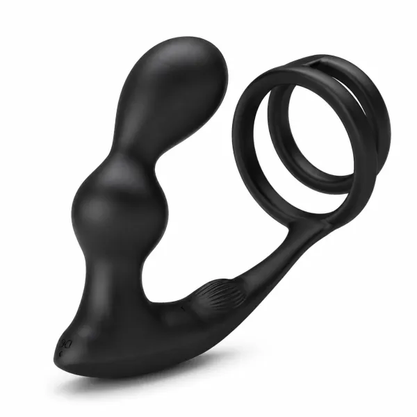Vibratore prostata con doppio anello pene