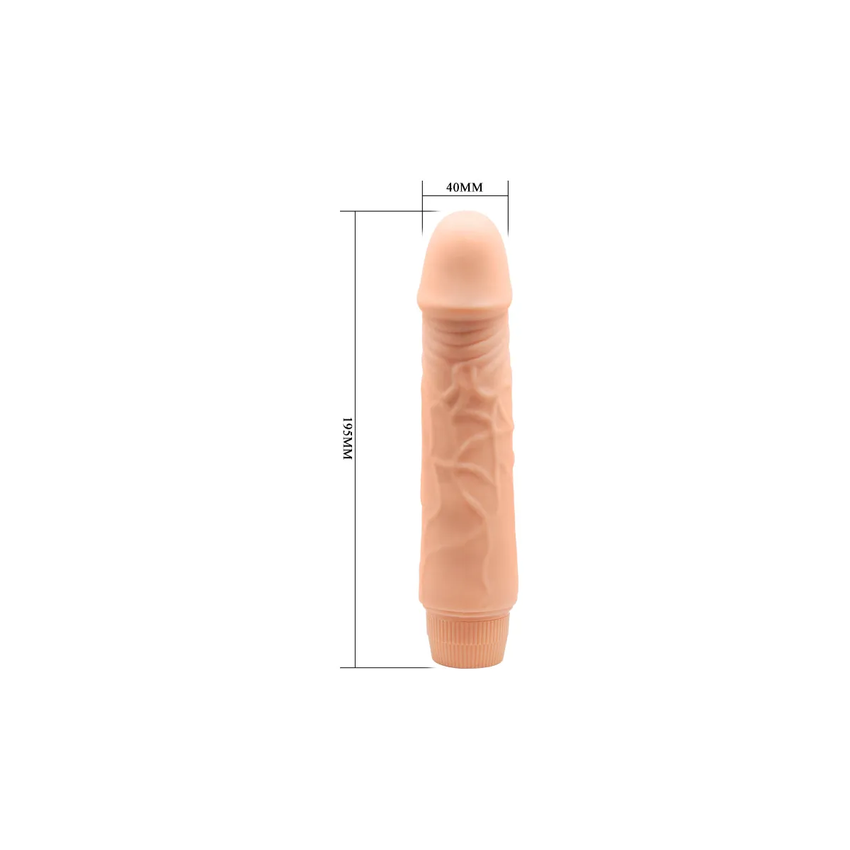 Vibratore Realistico semi curvo 19,5 cm