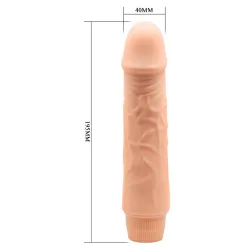 Vibratore Realistico semi curvo 19,5 cm