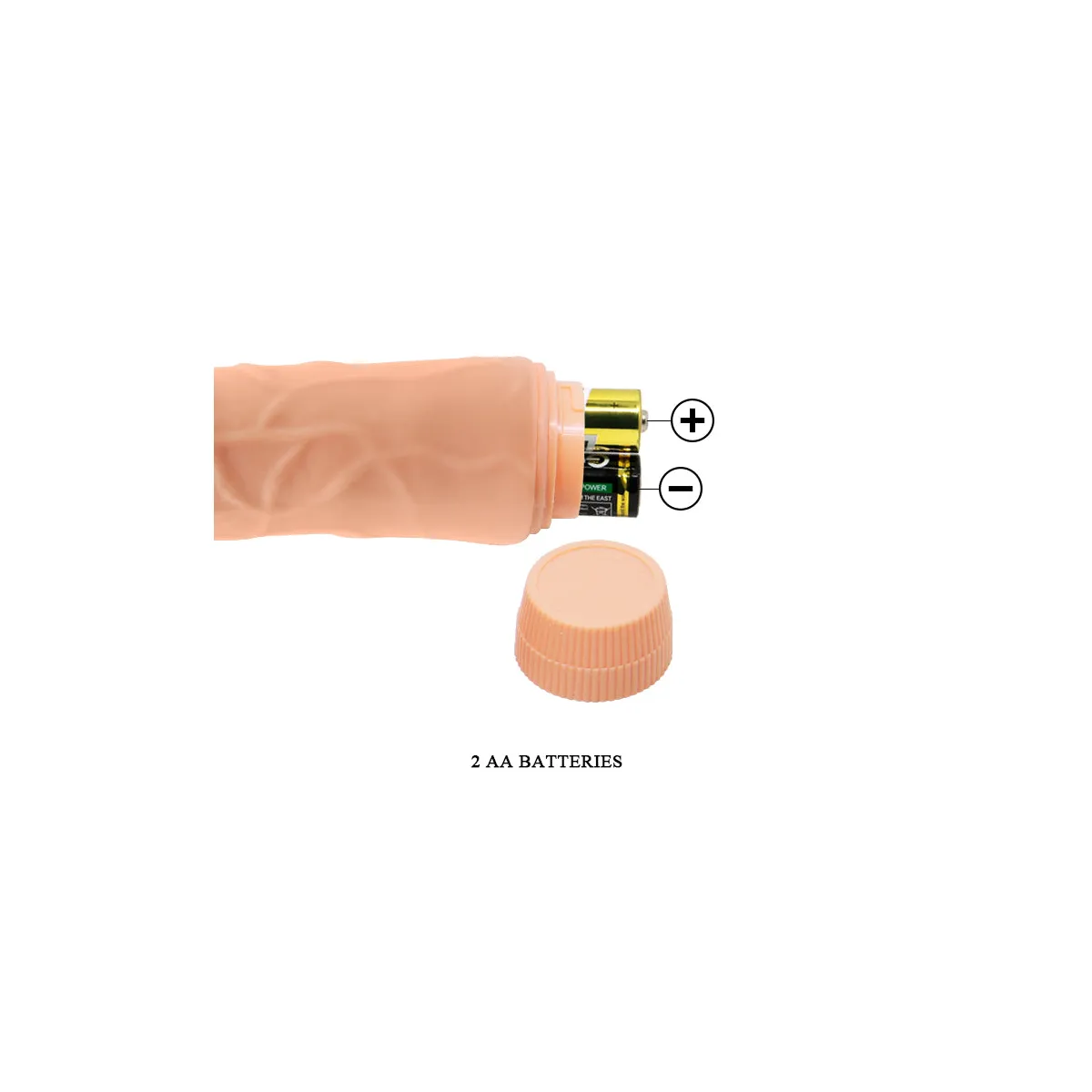 Vibratore Realistico semi curvo 19,5 cm
