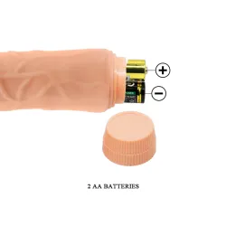 Vibratore Realistico semi curvo 19,5 cm