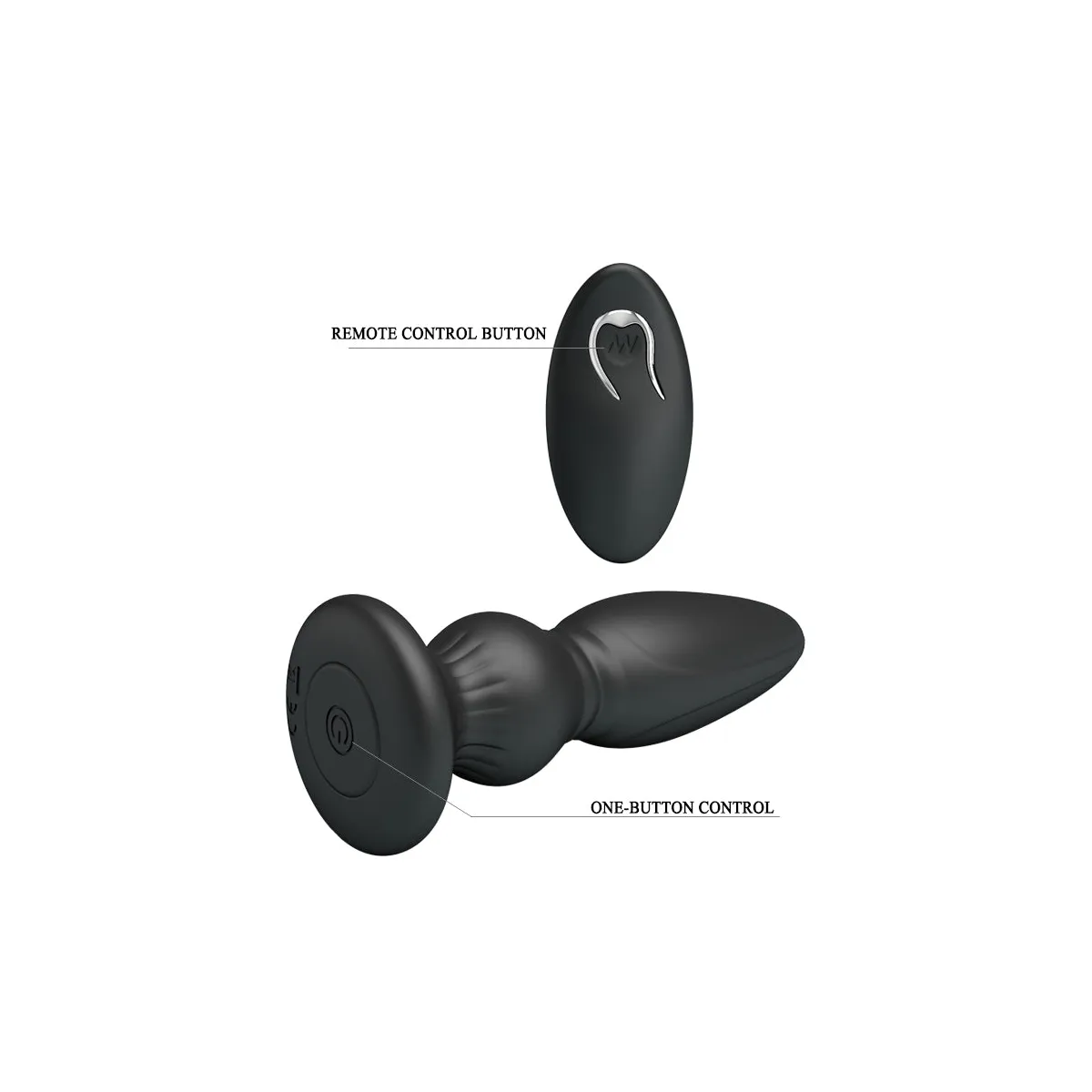 Vibratore anale per prostata con telecomando