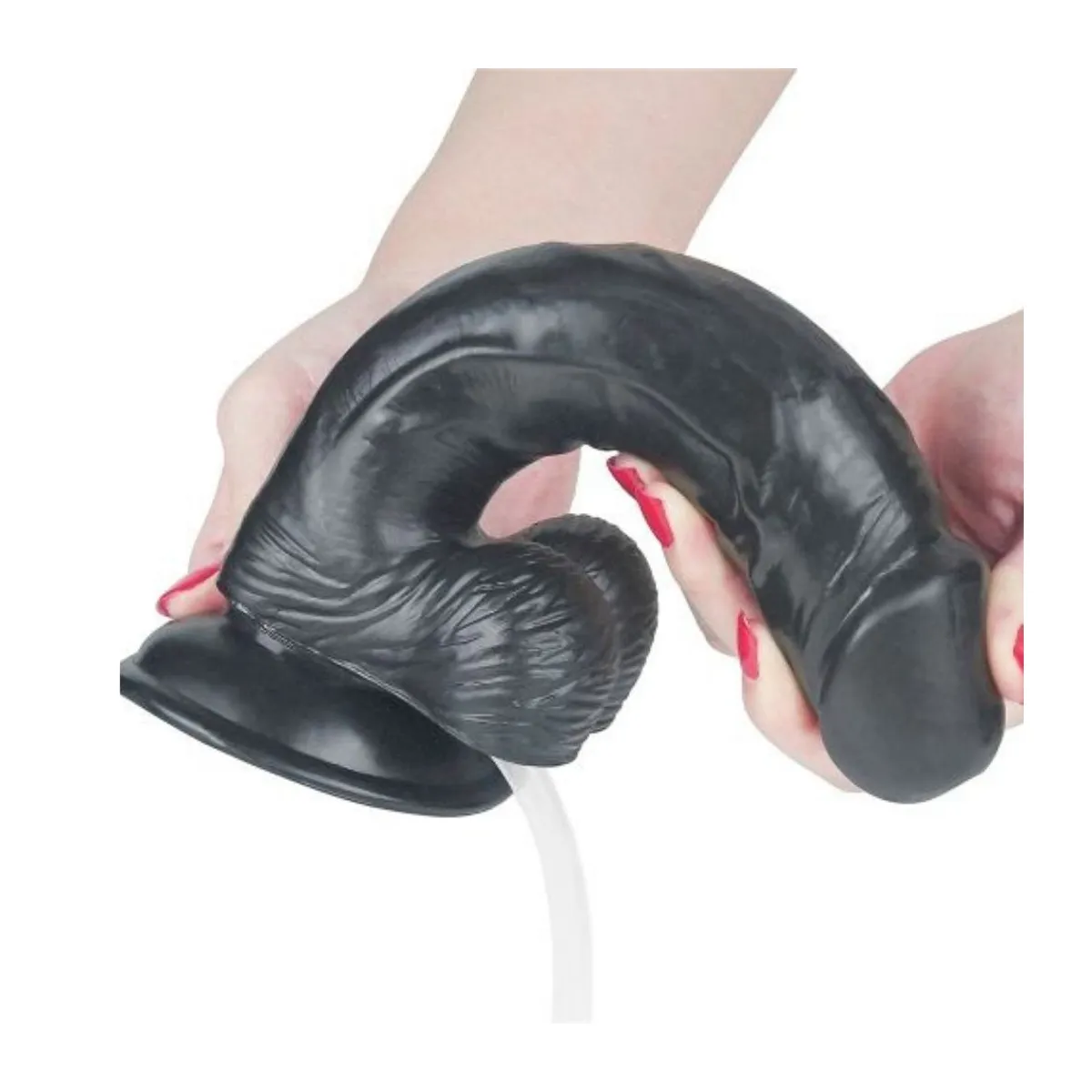 Fallo realistico eiaculante con ventosa 23 cm