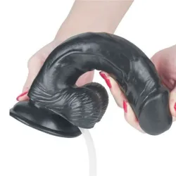Fallo realistico eiaculante con ventosa 23 cm