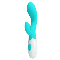 Vibratore rabbit doppia stimolazione 20 cm