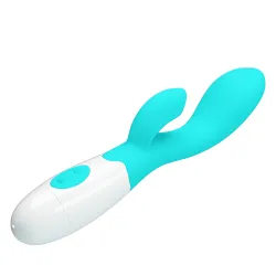 Vibratore rabbit doppia stimolazione 20 cm
