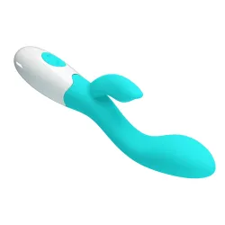 Vibratore rabbit doppia stimolazione 20 cm