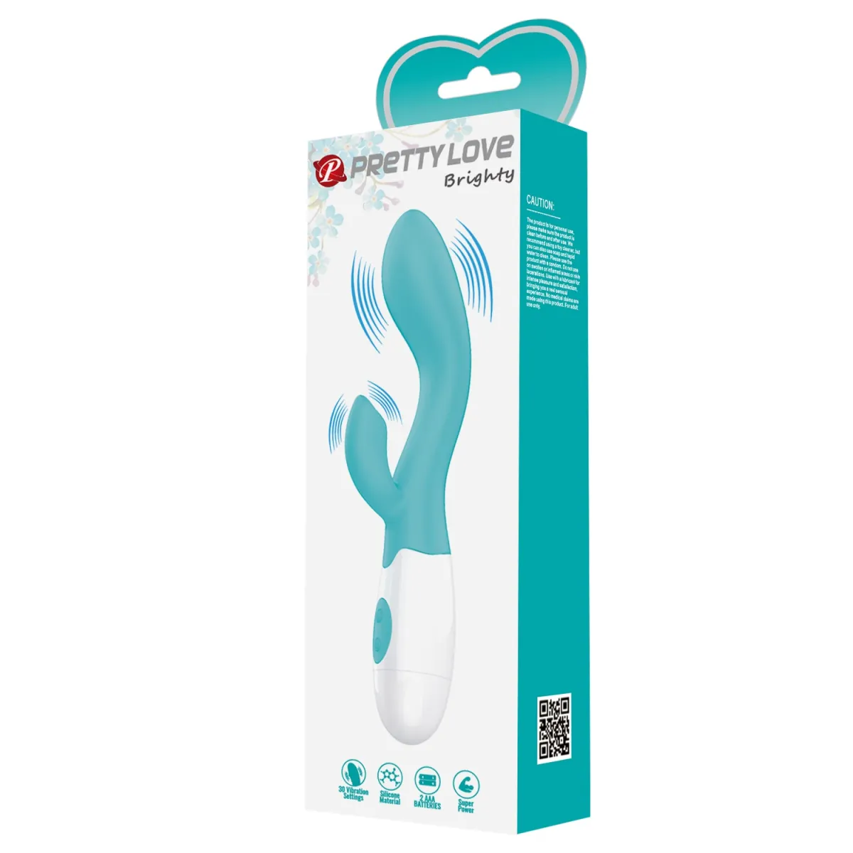Vibratore rabbit doppia stimolazione 20 cm