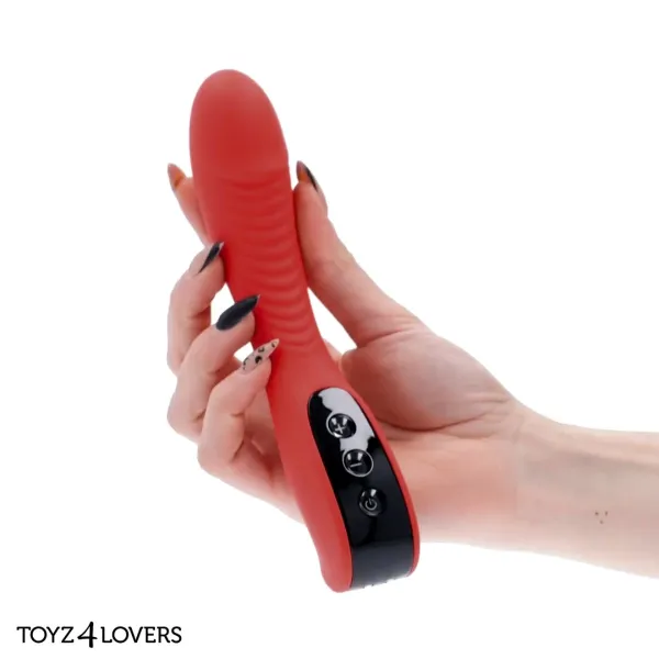 Vibratore punto G e rilievi stimolanti 18 cm