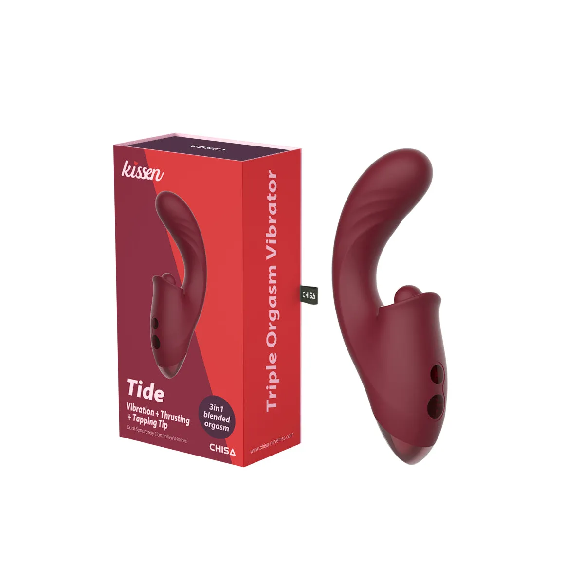 Vibratore doppia stimolazione e tapping