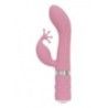 Vibratore rabbit con stimola clitoride rosa Vibratore rabbit con stimola clitoride rosa