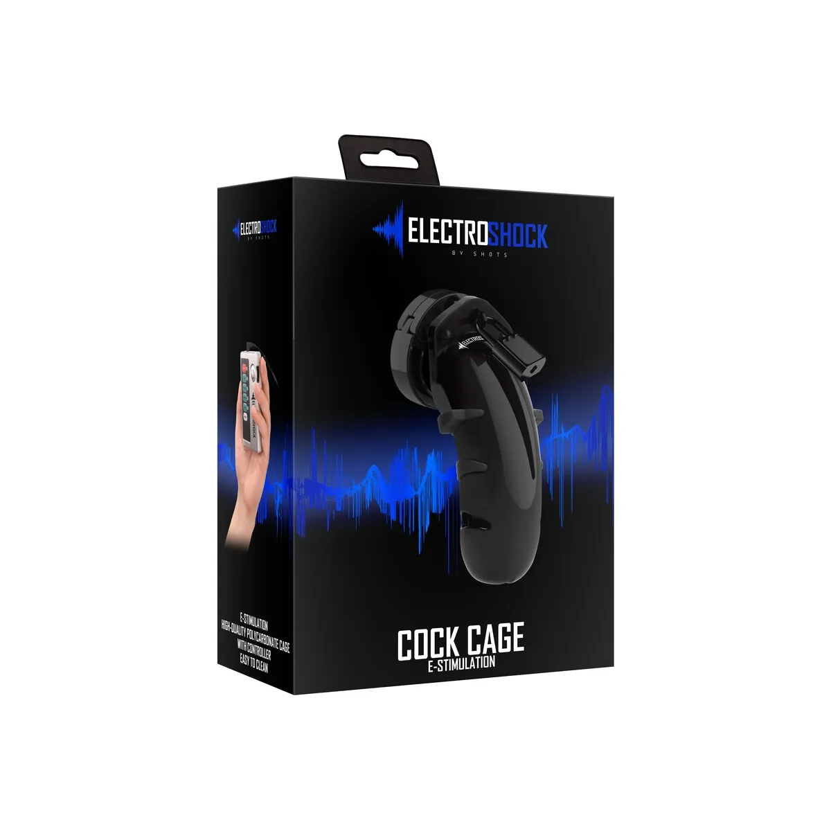 Gabbia Pene E-shock 11,5 cm nera