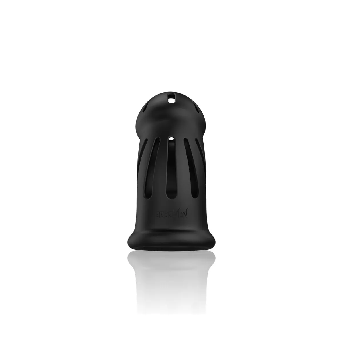 Gabbia pene in silicone nero Mancage