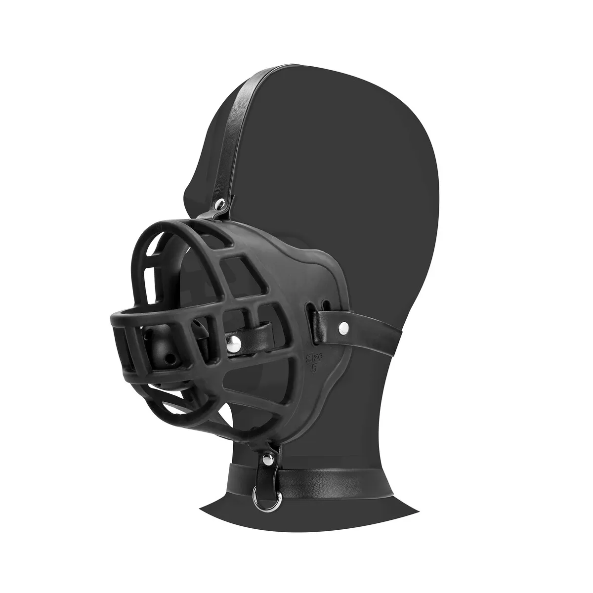 Museruola BDSM regolabile con ball gag