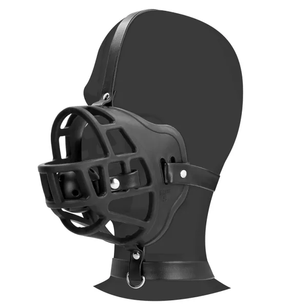 Museruola BDSM regolabile con ball gag