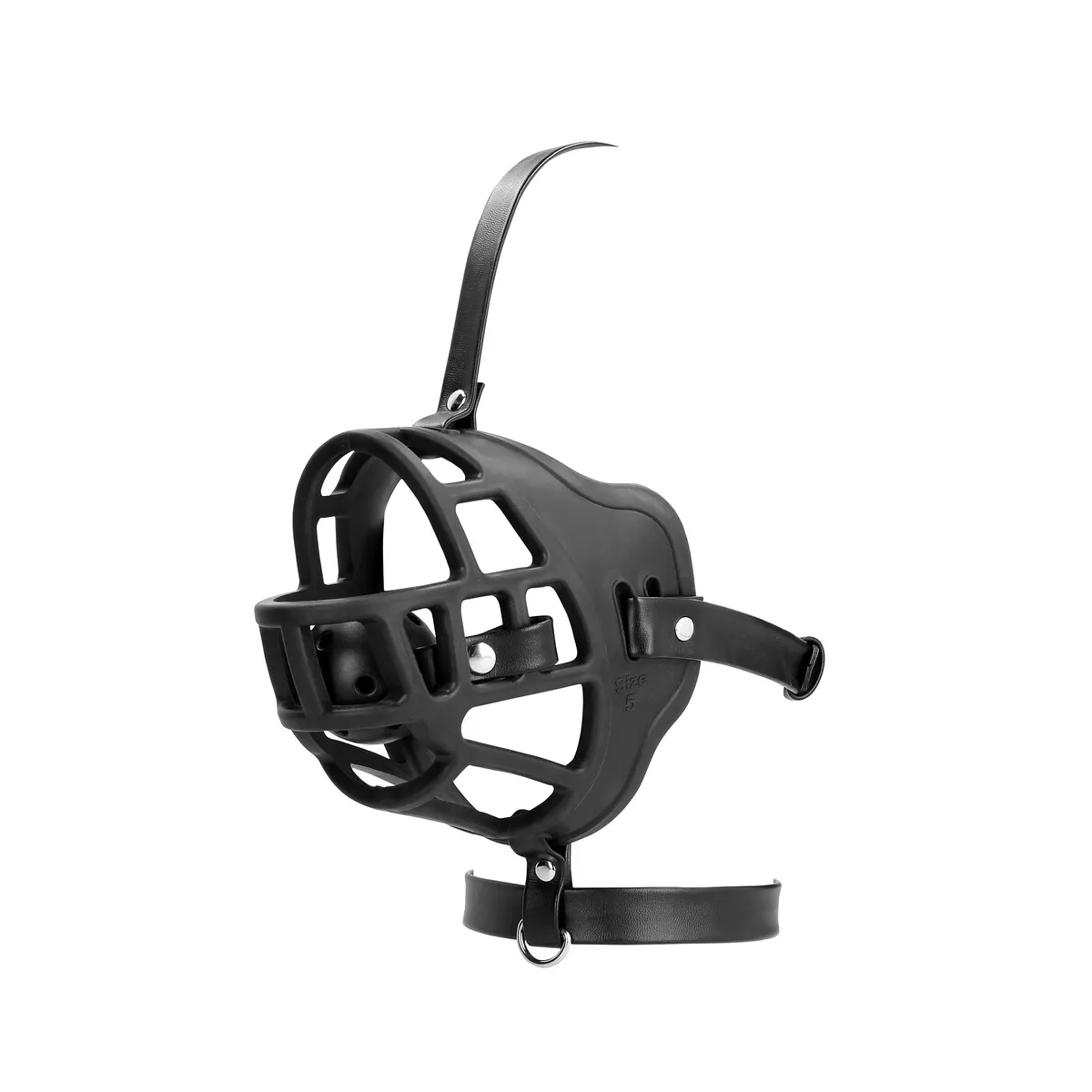 Museruola BDSM regolabile con ball gag