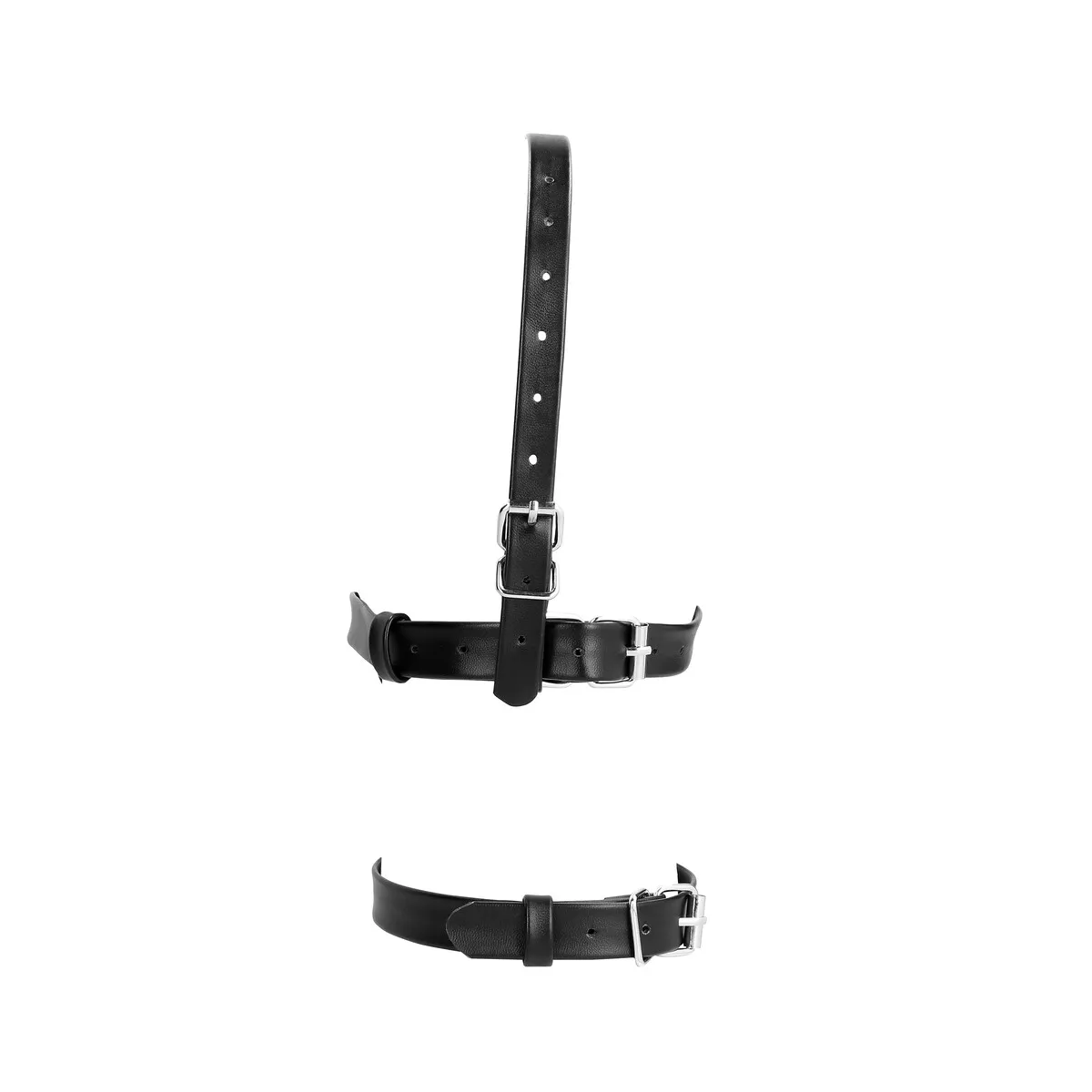 Museruola BDSM regolabile con ball gag