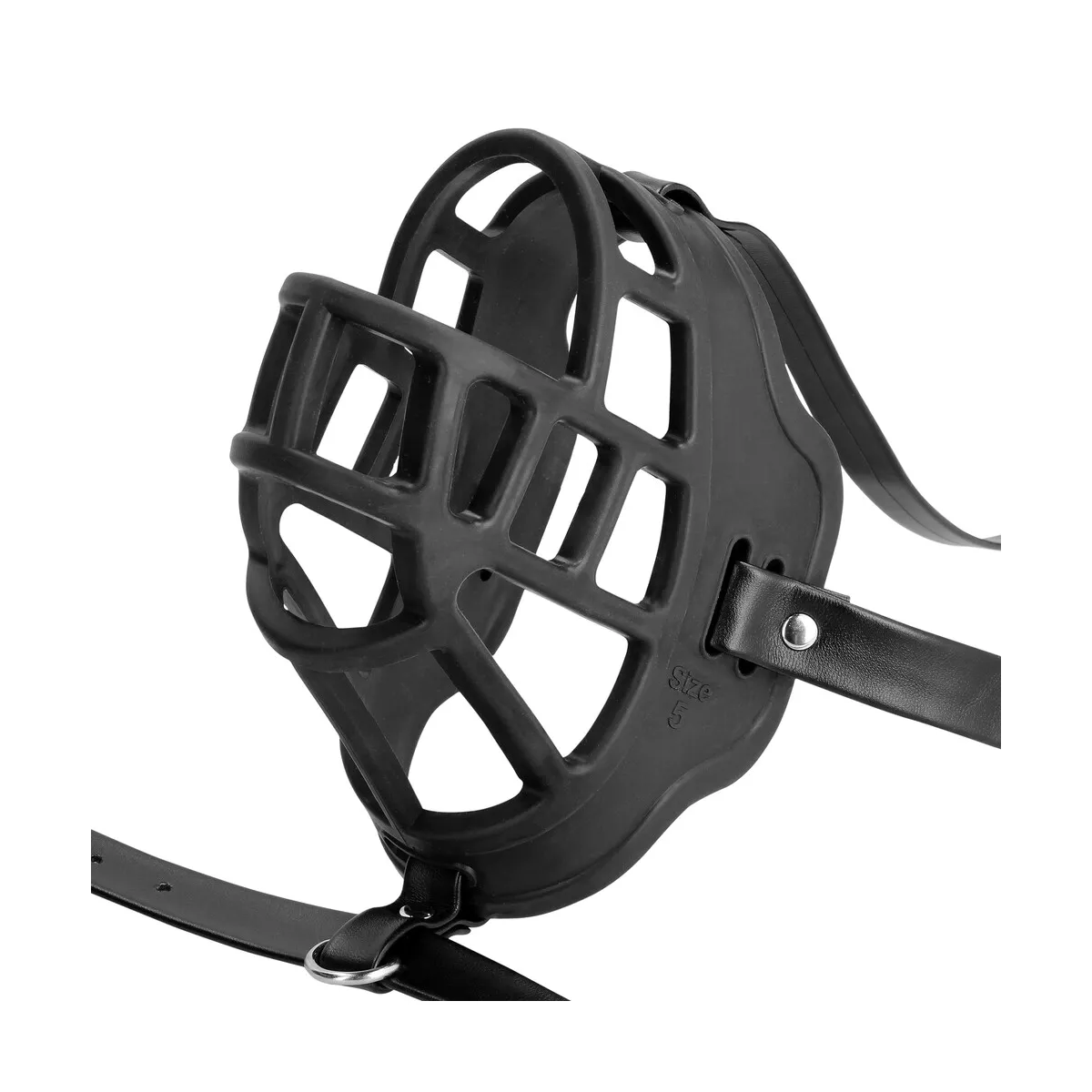 Museruola BDSM regolabile con ball gag