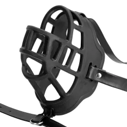 Museruola BDSM regolabile con ball gag