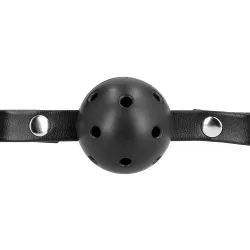 Museruola BDSM regolabile con ball gag