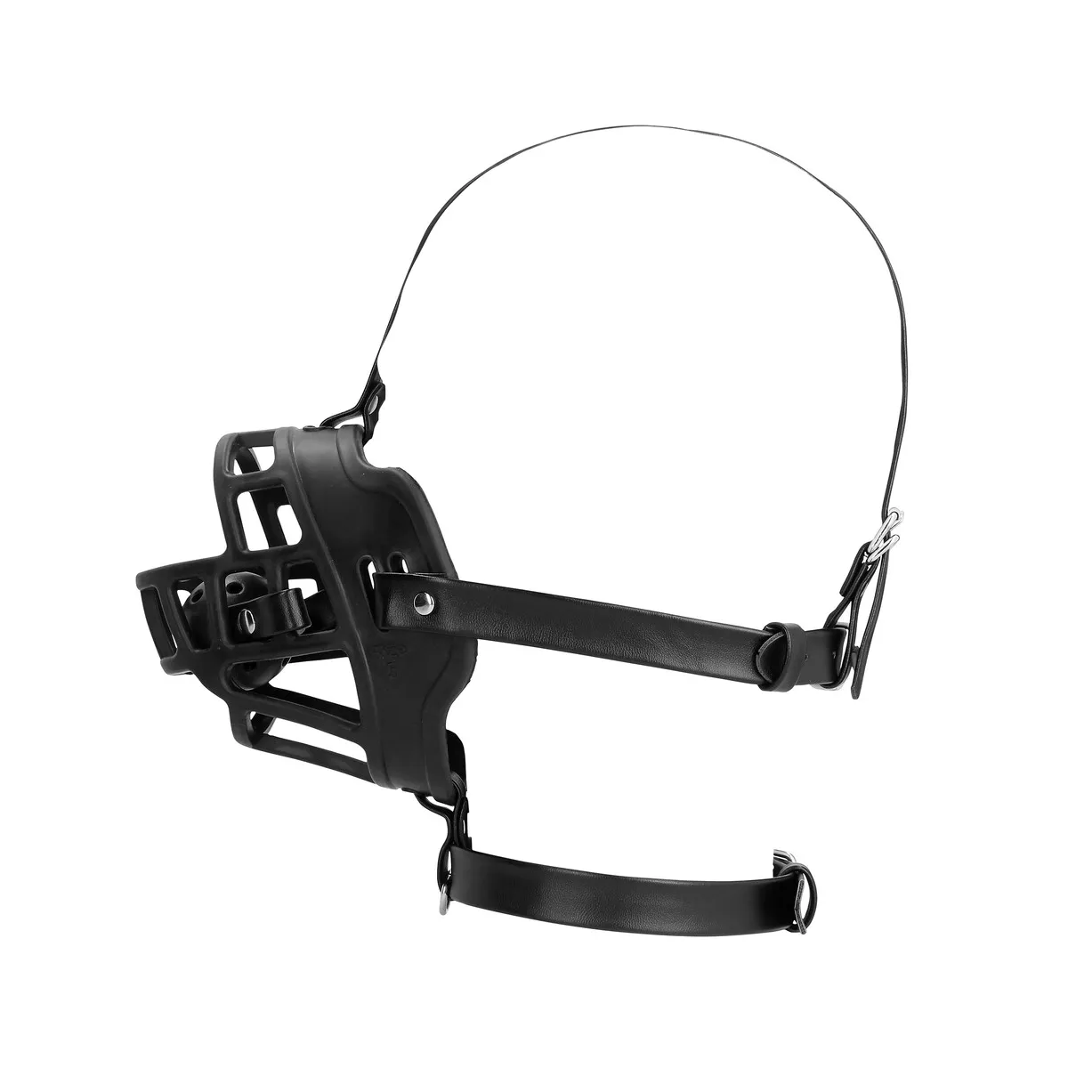 Museruola BDSM regolabile con ball gag