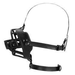 Museruola BDSM regolabile con ball gag