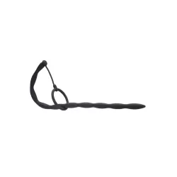 Sonda Uretrale con Anello Fallico in Silicone