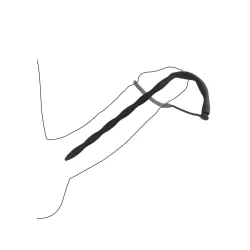 Sonda Uretrale con Anello Fallico in Silicone