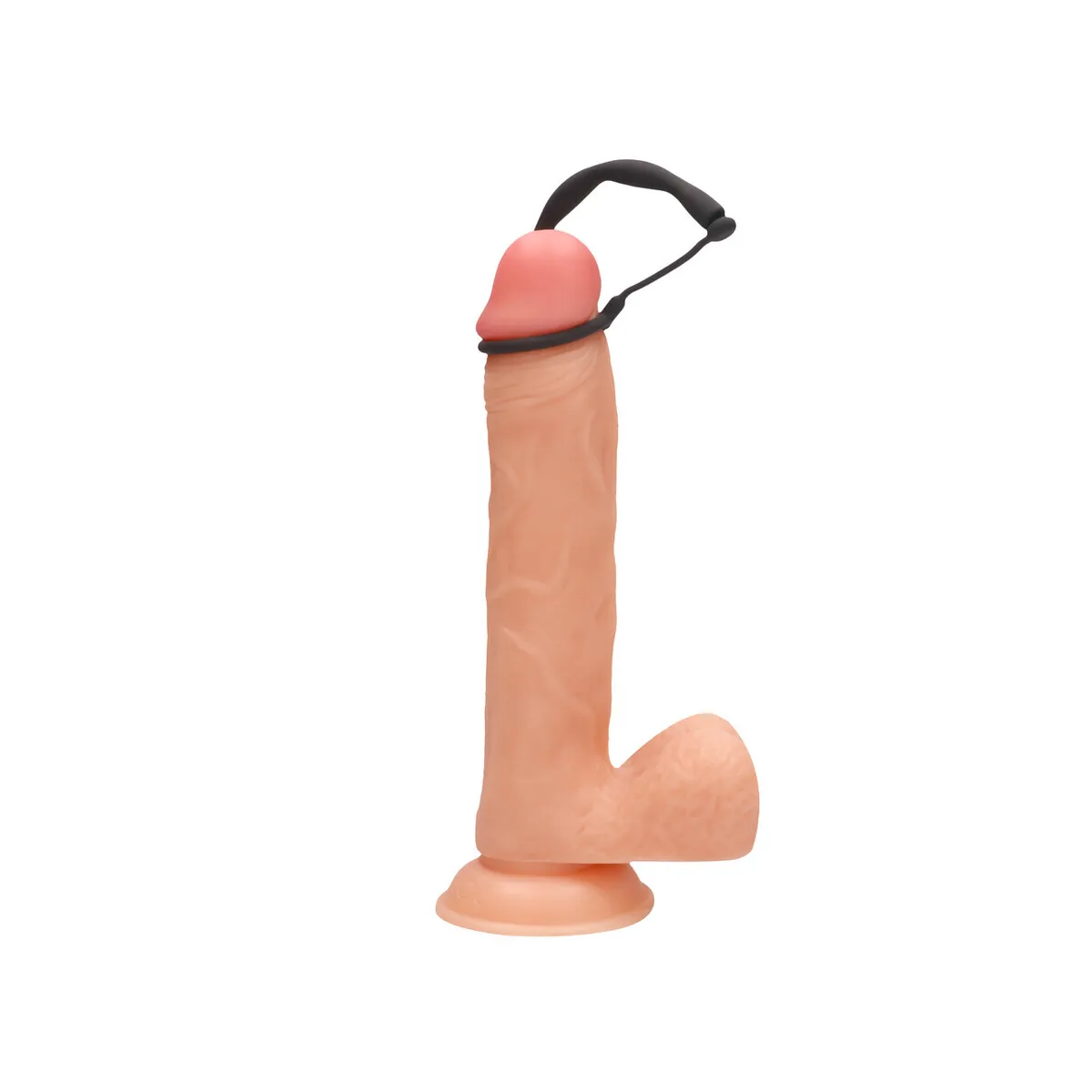 Sonda Uretrale con Anello Fallico in Silicone