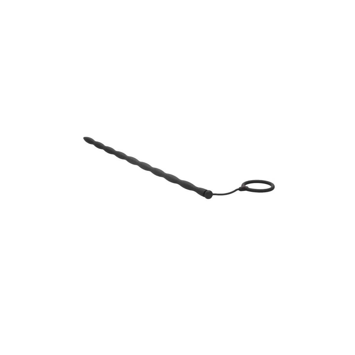 Sonda Uretrale con Anello Fallico in Silicone