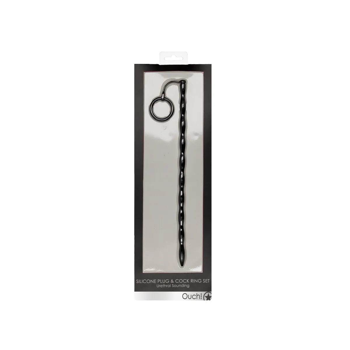 Sonda Uretrale con Anello Fallico in Silicone