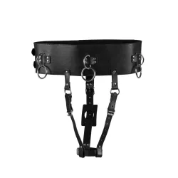 Cintura BDSM con supporto sex toy nera