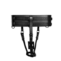 Cintura BDSM con supporto sex toy nera