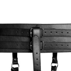 Cintura BDSM con supporto sex toy nera