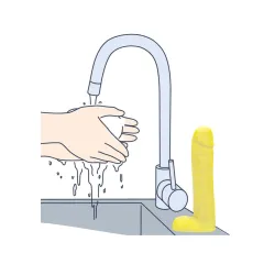 Sapone mani fallo realistico Dicky Soap