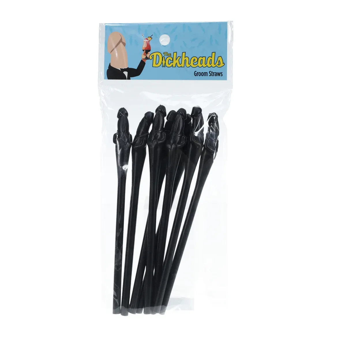 Cannucce forma di pene addio al nubilato 8 pz