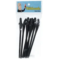 Cannucce forma di pene addio al nubilato 8 pz